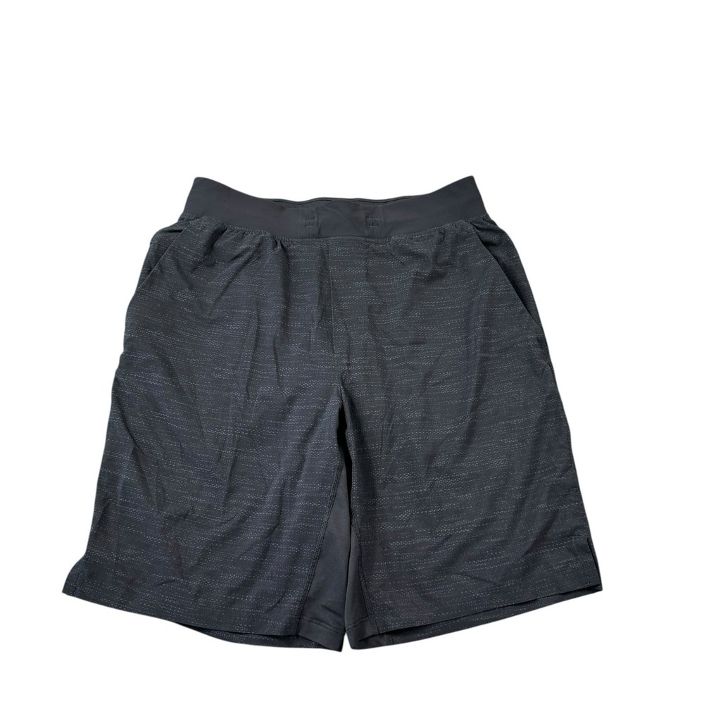 Lululemon Black Pattern Performance THE Short Size Men's Medium
